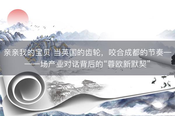亲亲我的宝贝 当英国的齿轮,咬合成都的节奏——一场产业对话背后的“蓉欧新默契”