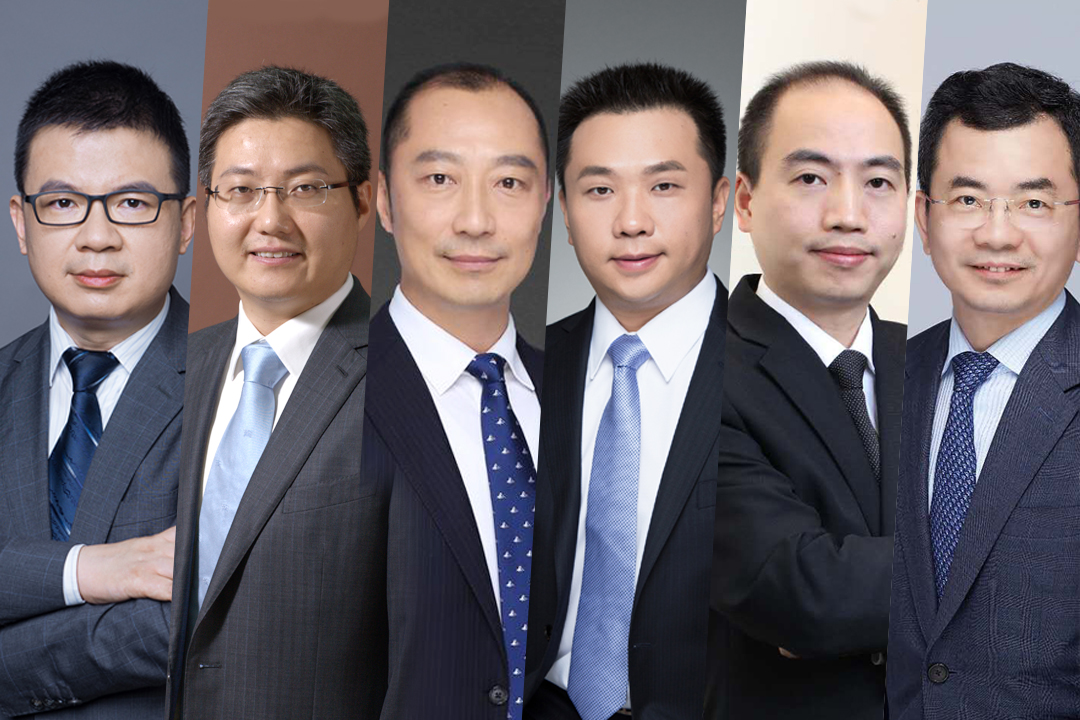 自左至右:陈星德 程涛 陈文宇 曾鹏 郑宇尘 王彦杰